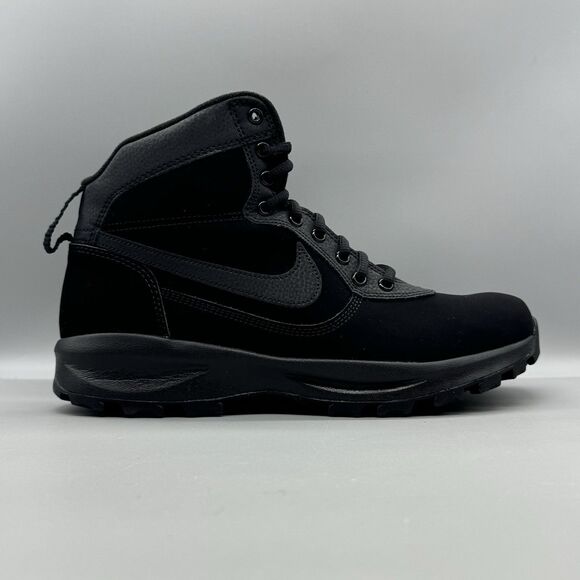 Nike Manoadome Triple Black Boot High Top Suede 844358-003 Men's Size 9.5 NEW